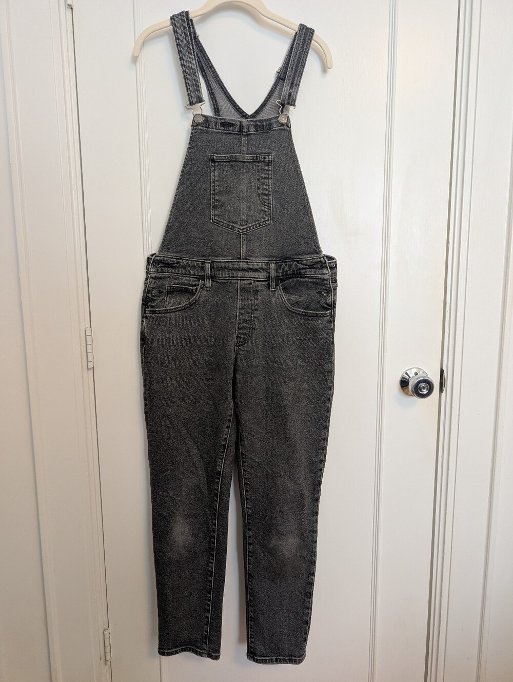 Levi's Black Washed Denim Overalls- Medium